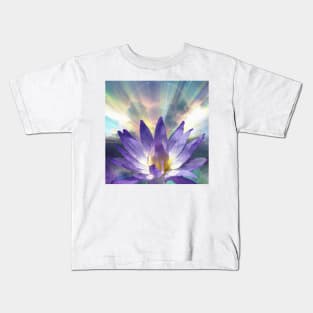 Purple Lotus Kids T-Shirt